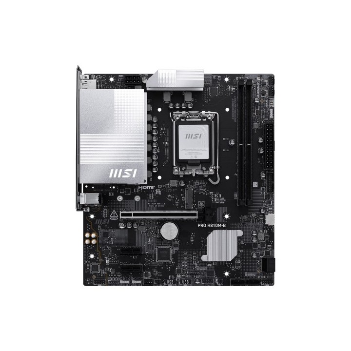 MSI PRO H810M-B scheda madre Intel H810 LGA 1851 (Socket V1) micro ATX