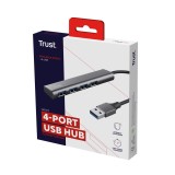 Trust Halyx USB 3.2 Gen 1 (3.1 Gen 1) Type-A 5 Mbit/s nero grigio