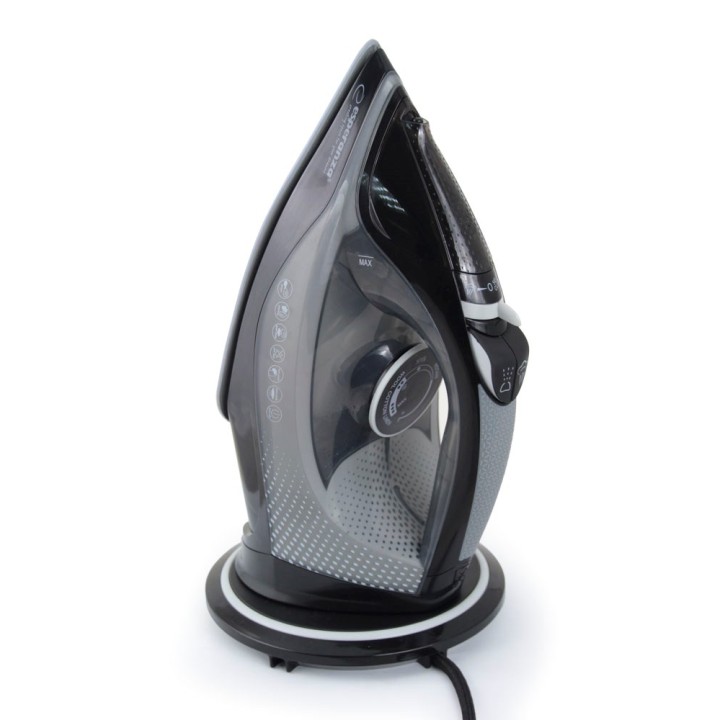 Esperanza EHI011 Ferro da stiro a vapore piastra ceramica grigio nero 2600 W