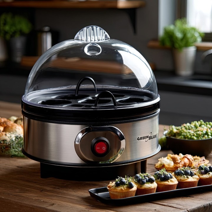 GreenBlue cuocitore automatico uova 400W potenza fino a 7 uova tazza dosatrice 220-240V~ 50 Hz GB572