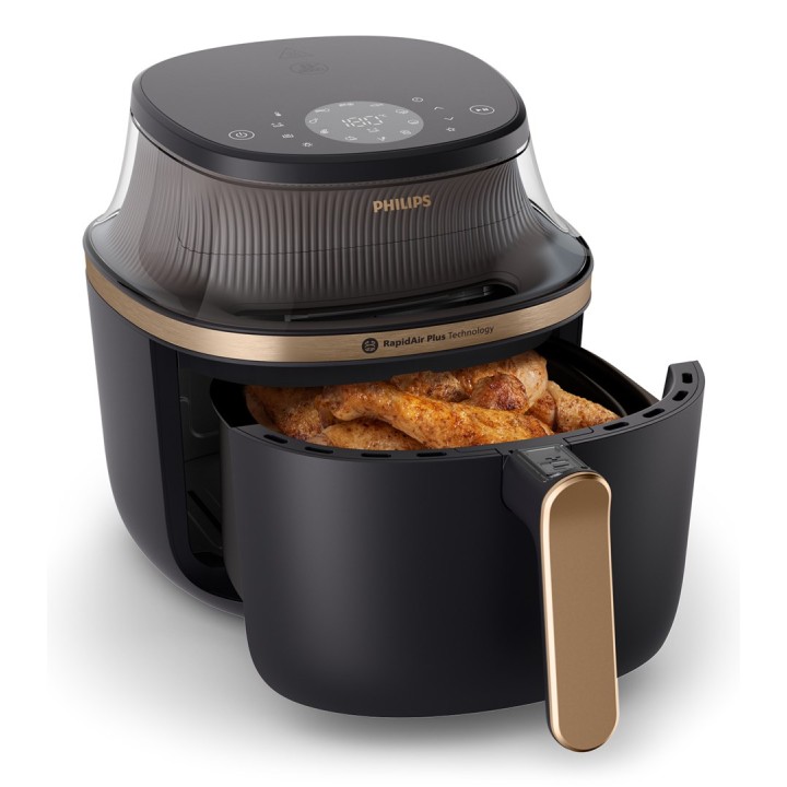 Philips 3000 serie NA332/00 friggitrice Singola 6.2 L Autonoma 1700 W Friggitrice ad aria calda Nero