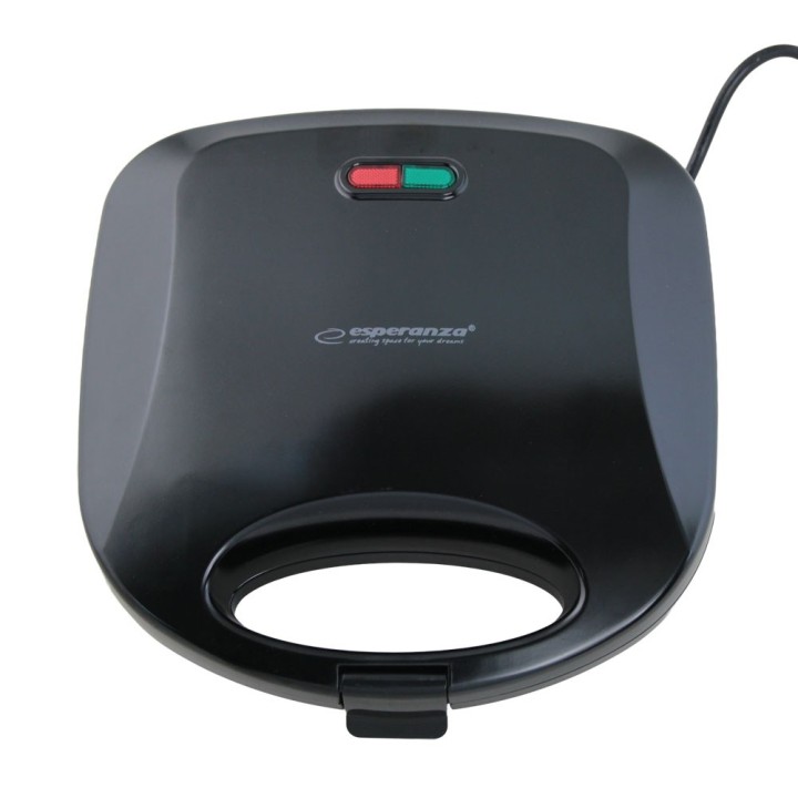 Esperanza EKT008 Piastra per waffle 2 waffle 1000 W nera