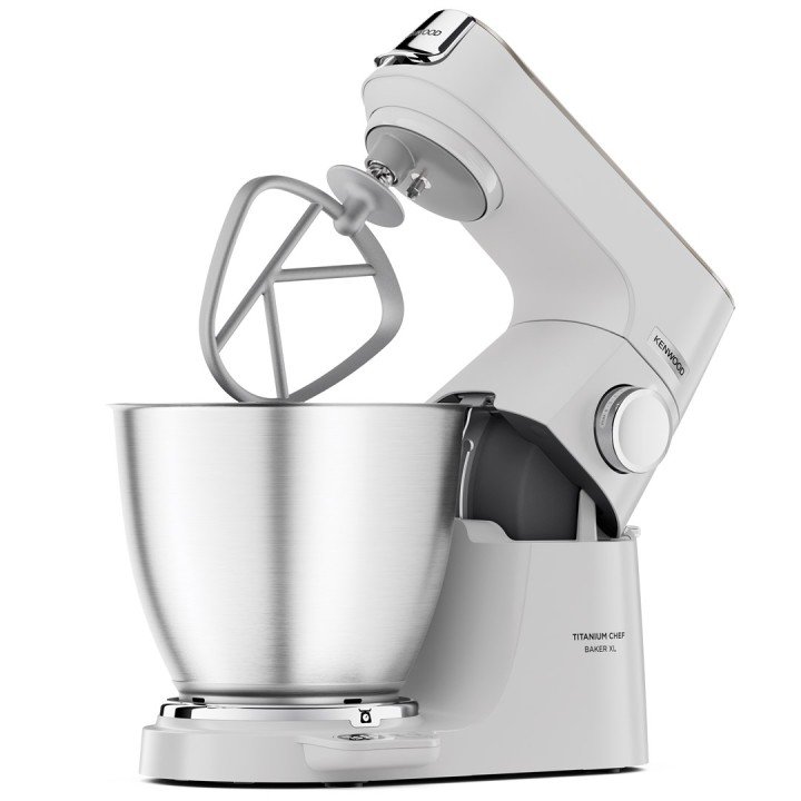 Kenwood Robot da cucina Titanium Chef Baker XL 1200 W 7 L bianco con bilancia integrata