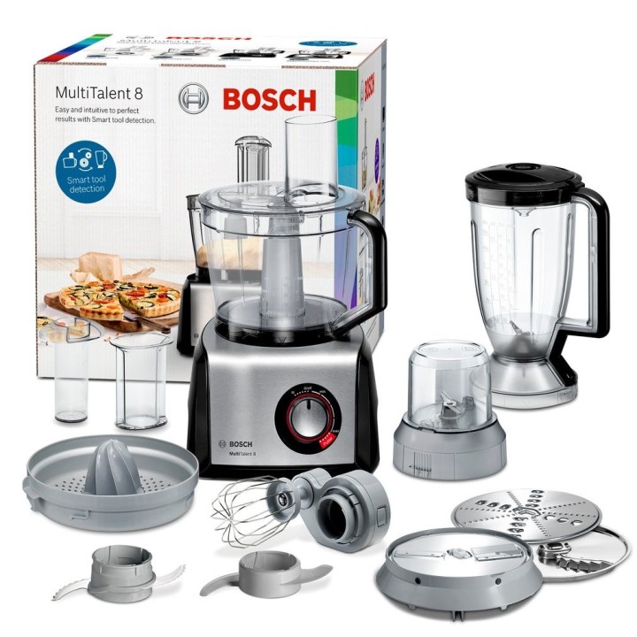 Bosch MC812M844 Robot da cucina 1250 W 3.9 L nero acciaio inossidabile