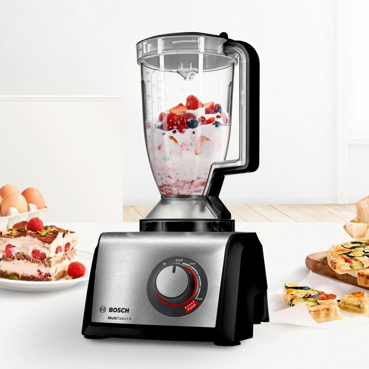 Bosch MC812M844 Robot da cucina 1250 W 3.9 L nero acciaio inossidabile