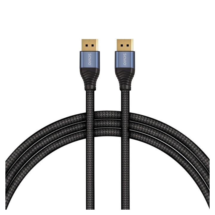 Savio CL-210 DisplayPort cavo 2 m nero