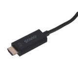 Savio CL-56 adattatore cavo video 1.5 m DisplayPort HDMI tipo A (standard) nero