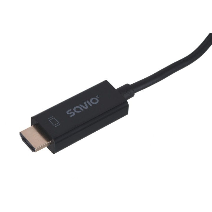 Savio CL-56 adattatore cavo video 1.5 m DisplayPort HDMI tipo A (standard) nero
