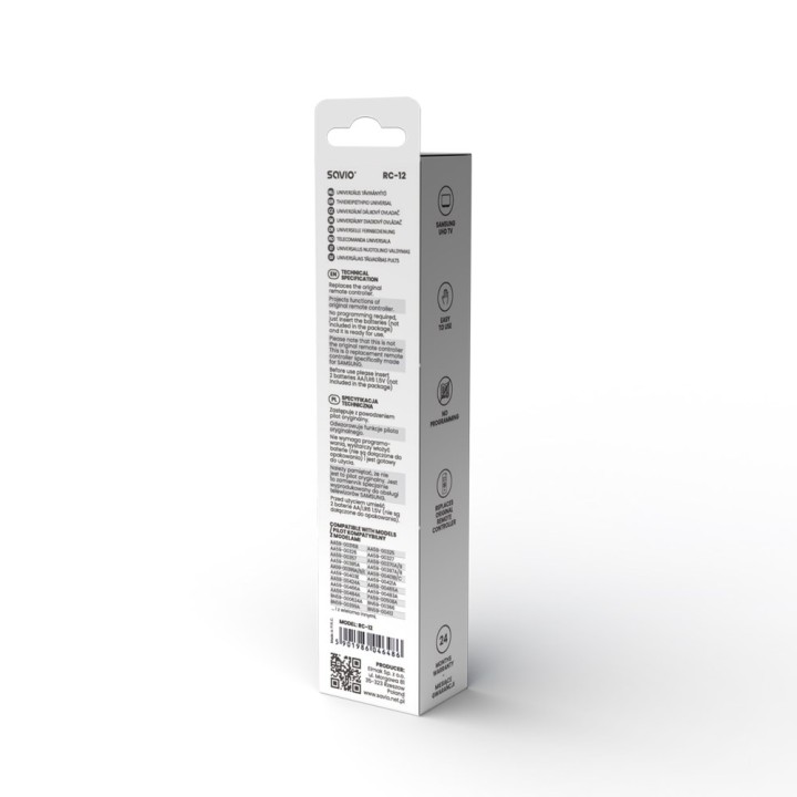Savio RC-12 telecomando IR wireless TV