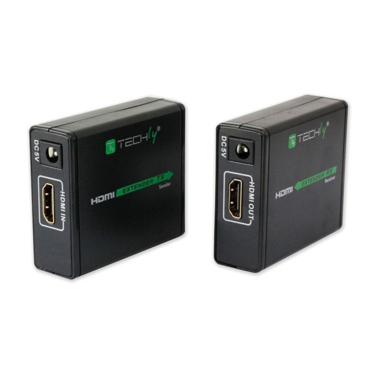 Techly Amplificatore HDMI Full HD fino a 60m di cavo Cat. 6 / 6A / 7 IDATA EXT-E70