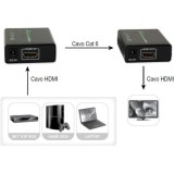 Techly Amplificatore HDMI Full HD fino a 60m di cavo Cat. 6 / 6A / 7 IDATA EXT-E70