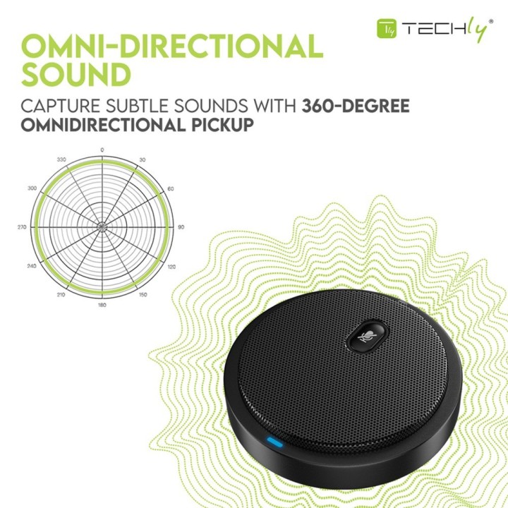 Techly ICC SH-22 microfono nero microfono per conferenza
