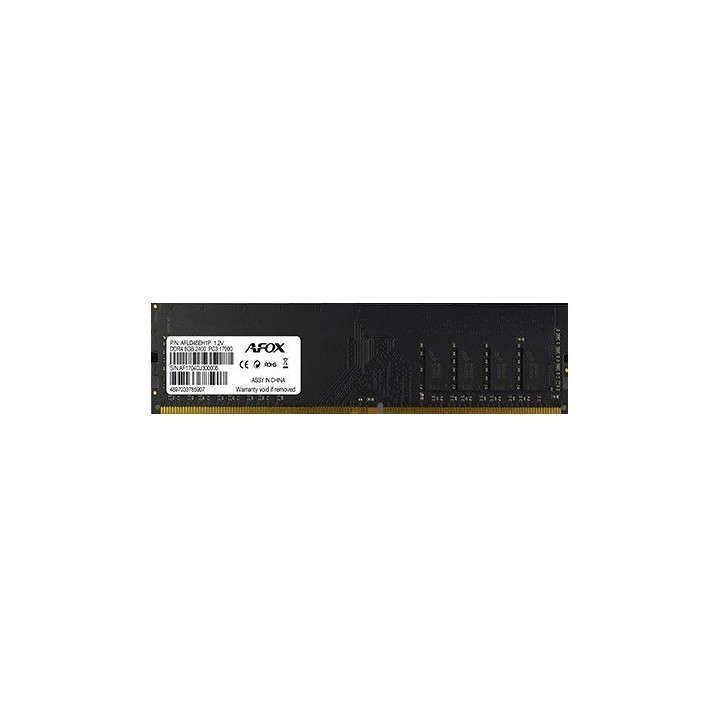 AFOX DDR4 8G 2400 UDIMM modulo di memoria 8 GB 1 x 8 GB 2400 MHz