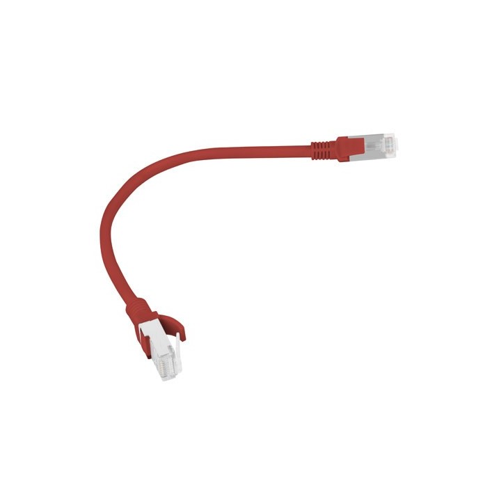 Lanberg PCU6-10CC-0025-R cavo di rete rosso 0.25 m Cat6 U/UTP (UTP)