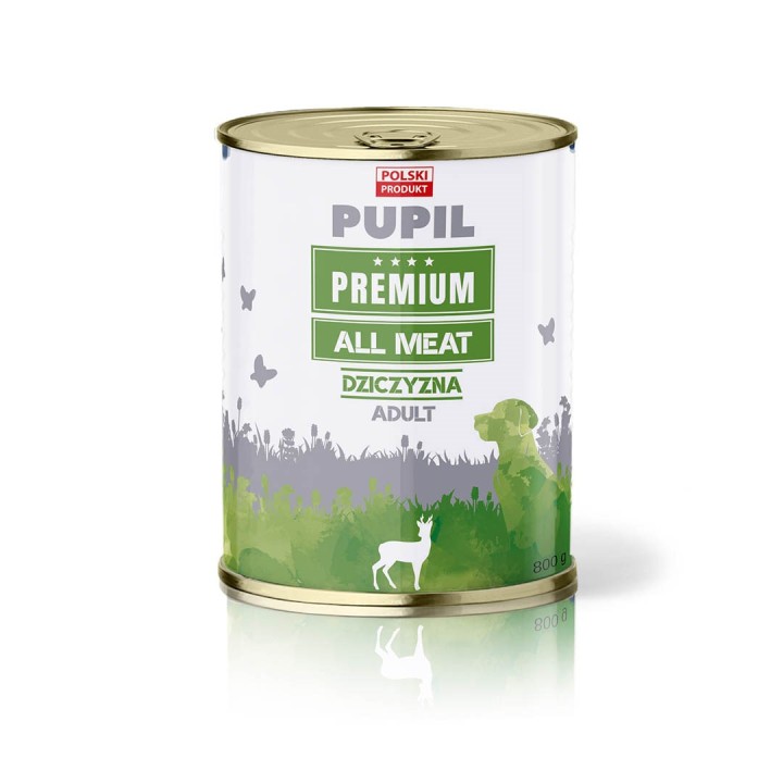 PUPIL Premium All Meat Cervo - cibo umido per cani - 800g