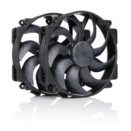 NF-A14x25r G2 PWM Sx2-PP chromax.black - set doppia ventola nero