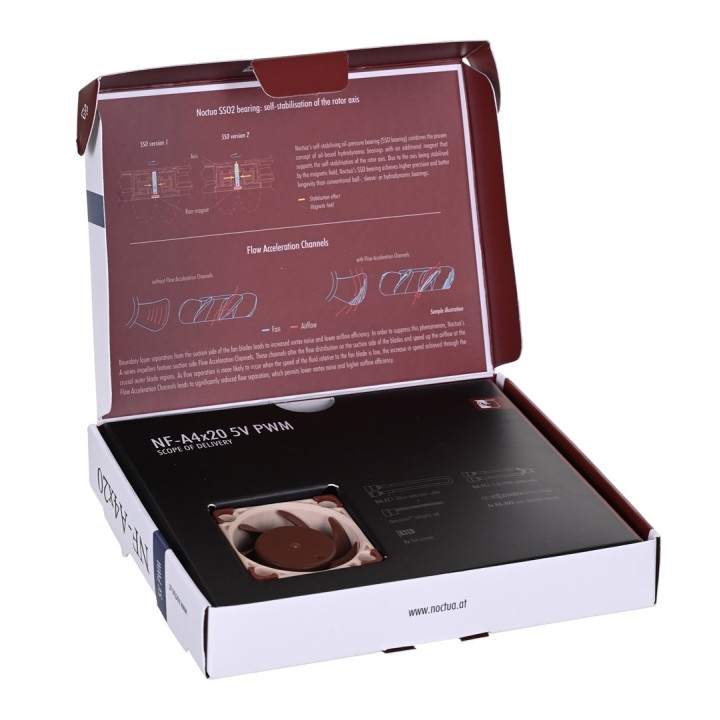 Noctua NF-A4X20 5V PWM componente di raffreddamento PC Ventola case per PC 4 cm