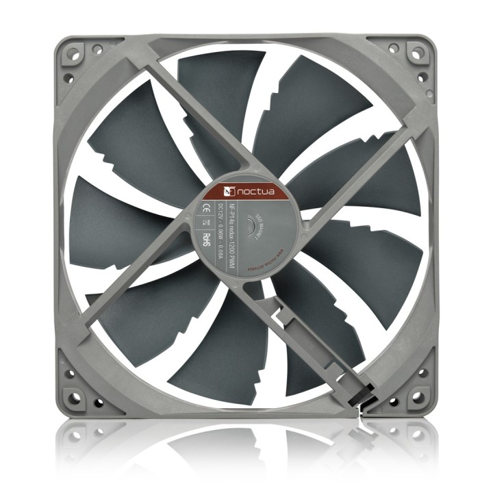 Noctua NF-P14S REDUX-1200 PWM sistema di raffreddamento per computer Ventola case per PC 14 cm grigio