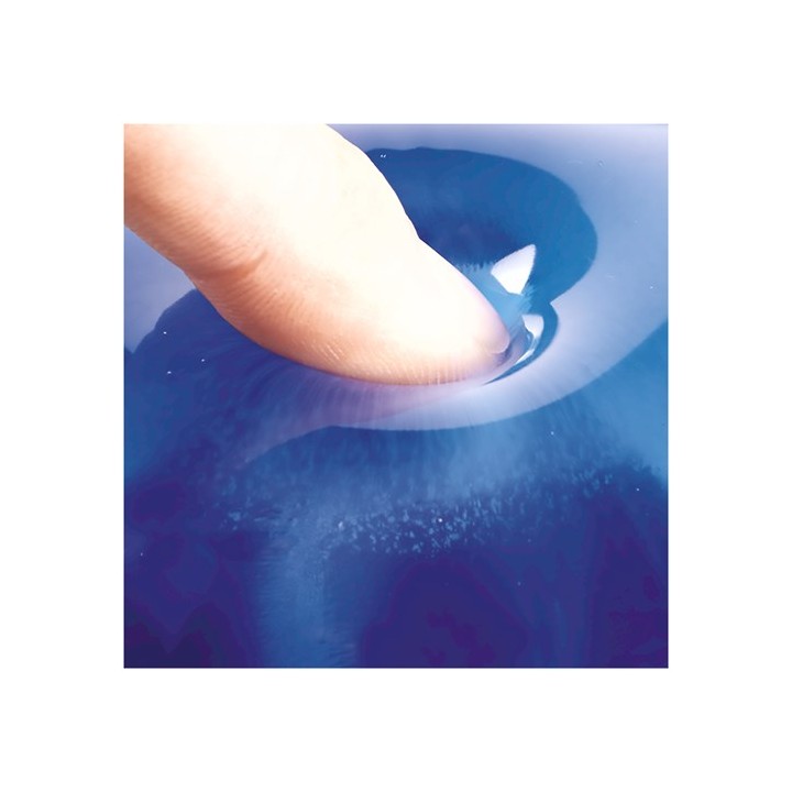 Fellowes CRYSTAL Mouse & Poggiapolsi Gel Ciano