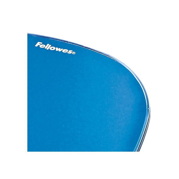 Fellowes CRYSTAL Mouse & Poggiapolsi Gel Ciano