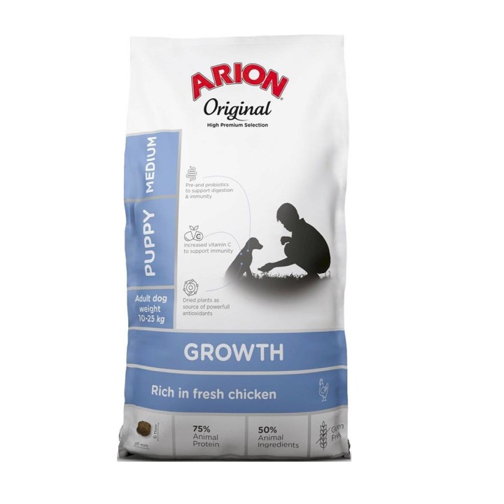 ARION Original Puppy Medium Growth Pollo - cibo secco per cani - 12kg