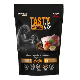 BIOFEED Tasty Dogs Life Junior Anatra - cibo umido per cani - 500g