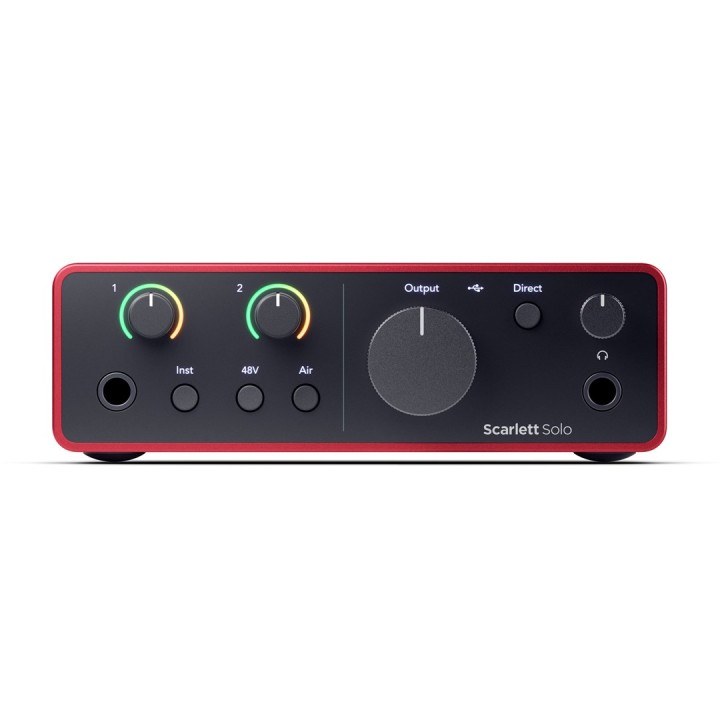 Focusrite Scarlett Solo 4th Gen - Interfaccia Audio 2 Canali