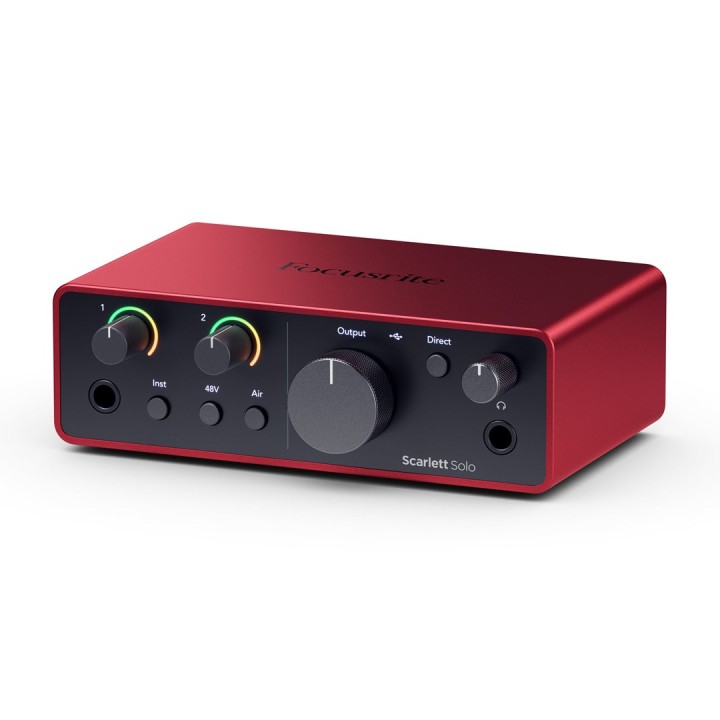 Focusrite Scarlett Solo 4th Gen - Interfaccia Audio 2 Canali