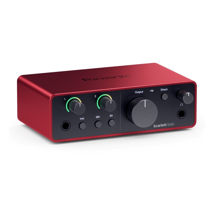Focusrite Scarlett Solo 4th Gen - Interfaccia Audio 2 Canali