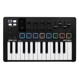 Arturia MiniLab 3 - MIDI Tastiera di controllo nero
