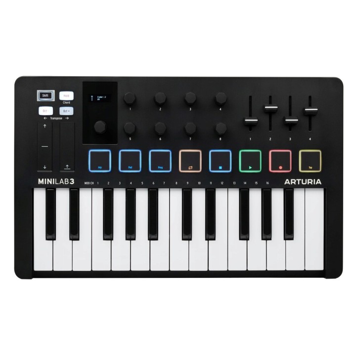 Arturia MiniLab 3 - MIDI Tastiera di controllo nero