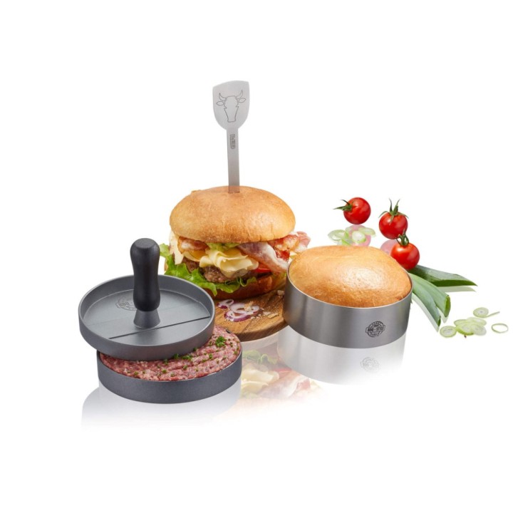 GEFU BBQ G-89494 - Set hamburger 3 pezzi