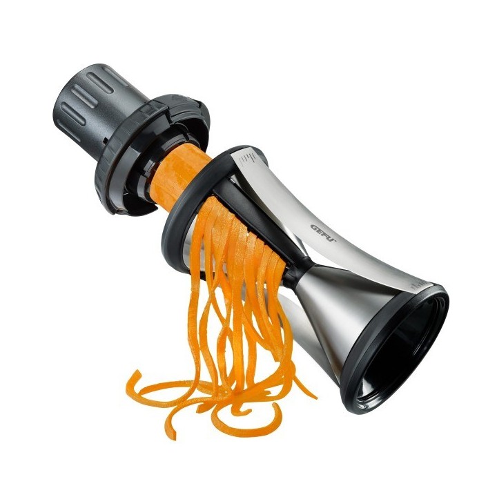 GEFU SPIRELLI XL Affettatrice Manuale Nero Acciaio inossidabile Plastica Acciaio inossidabile