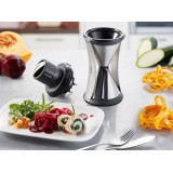 GEFU SPIRELLI XL Affettatrice Manuale Nero Acciaio inossidabile Plastica Acciaio inossidabile