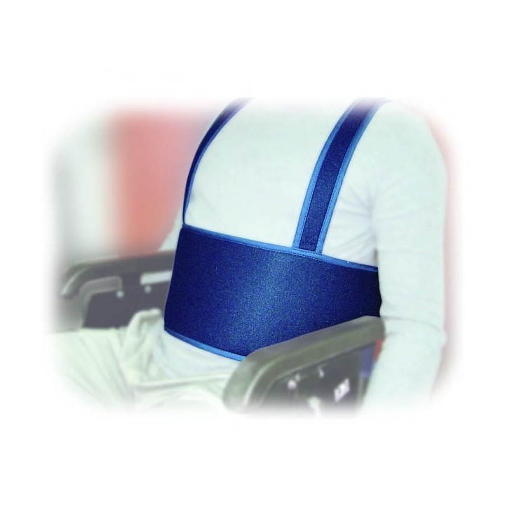 Cintura stabilizzatore sedia a rotelle Secuback con attacco addominale (tipo 2)