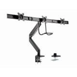Gembird MA-DA3-03 supporto/staffa monitor 68.6 cm (27 ) da scrivania nero