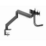 Gembird MA-DA3-03 supporto/staffa monitor 68.6 cm (27 ) da scrivania nero