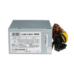 iBox CUBE II Alimentatore 500 W 20+4 pin ATX ATX argento