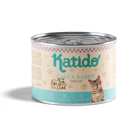 KATIDO Vitello con coniglio - cibo umido per gatti - 200g