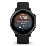 Garmin vívoactive 6 3.05 cm (1.2 ) AMOLED 42 mm Digitale 390 x 390 pixel Touchscreen Nero Wi-Fi GPS (satellite)