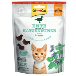 GIMCAT Snack croccanti anatra con erba gatta – snack per gatti – 140g