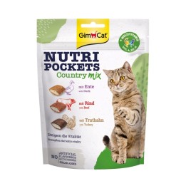 GIMCAT Nutri Pockets Mix Campagna – snack per gatti – 150g