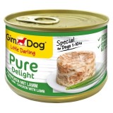 GIMDOG Little Darling Pure Delight Pollo con agnello - cibo umido per cani - 150g