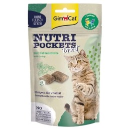 GIMCAT Nutri Pockets Insetto con erba gatta - snack per gatti - 60g