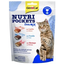 GIMCAT Nutri Pockets Mix Mare – snack per gatti – 150g