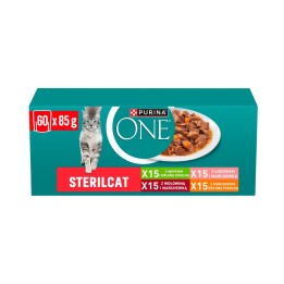 PURINA One Sterilcat scatola - cibo umido per gatti - 60x85g