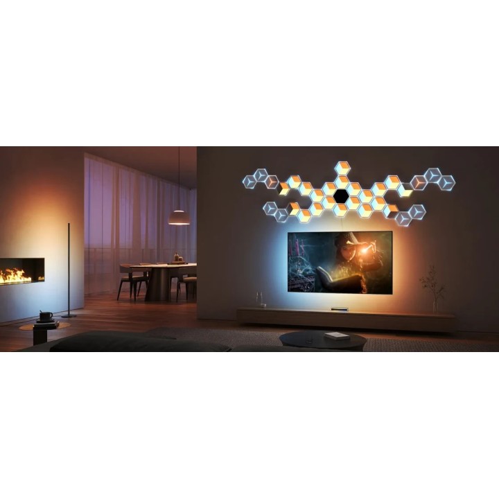 Govee H606A pannelli luminosi esagonali Glide Ultra 7-pack | illuminazione LED | RGBIC 2.4 GHz Wi-Fi Bluetooth