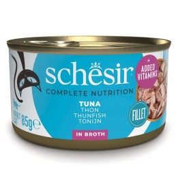 SCHESIR in brodo Tonno - cibo umido per gatti - 85 g