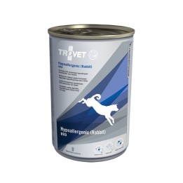 TROVET Ipoallergenico RRD con coniglio - Cibo umido per cani - 400 g
