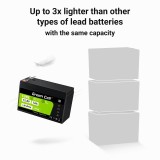 Batteria UPS Green Cell LFPGC12V7AH litio ferro fosfato Phosphate (LiFePO4) 12.8 V 7 Ah